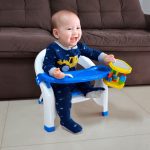 Baby Chair Cadeira Infantil de Alimentação Azul - Imagem 2