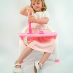 Baby Chair Cadeira Infantil de Alimentação Rosa - Imagem 4