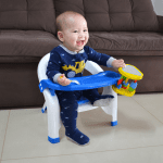 Baby Chair Cadeira Infantil de Alimentação Azul - Imagem 6