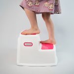 Escadinha Infantil 2 Degraus Antiderrapante Rosa - Imagem 2