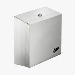 Toalheiro Quadra INOX Escovado Interfolhas - Imagem 3