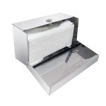 Mini Toalheiro Quadra INOX Escovado - Imagem 3