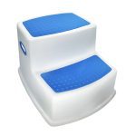 Escadinha 2 Degraus - Branca e Azul