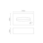 PORTA LUVAS INOX  – SUPORTE DE PAREDE PARA CAIXA DE LUVAS DESCARTAVEIS - Imagem 4