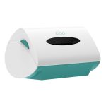 PAPER POP DISPENSER PLASTICO PARA PAPEL TOALHA INTERFOLHAS PAREDE OU BANCADA VERDE/BRANCO - Imagem 3