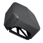 TOALHEIRO HIGIA PRETO– DISPENSER PLASTICO DE PAREDE PARA PAPEL TOALHA INTERFOLHAS - Imagem 2