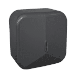 TOALHEIRO HIGIA PRETO– DISPENSER PLASTICO DE PAREDE PARA PAPEL TOALHA INTERFOLHAS