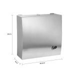 Toalheiro Noble Inox Escovado com dobradiça - Imagem 7