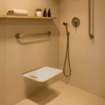 Banco Plástico Articulável para Banho - Imagem 2