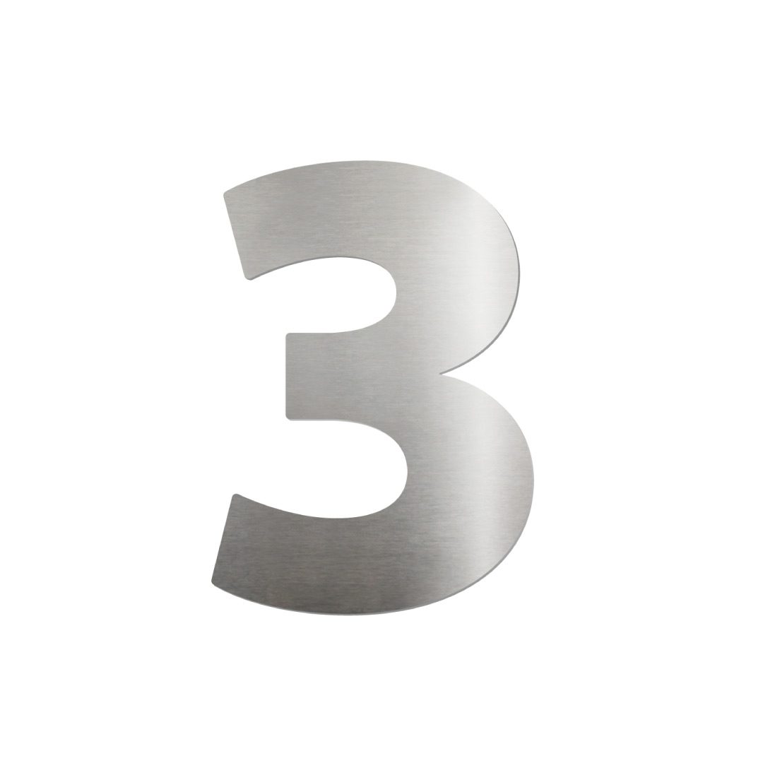 BIOTAG-3 Biotag Placa de Sinalização Numérica nº3 - Imagem 1