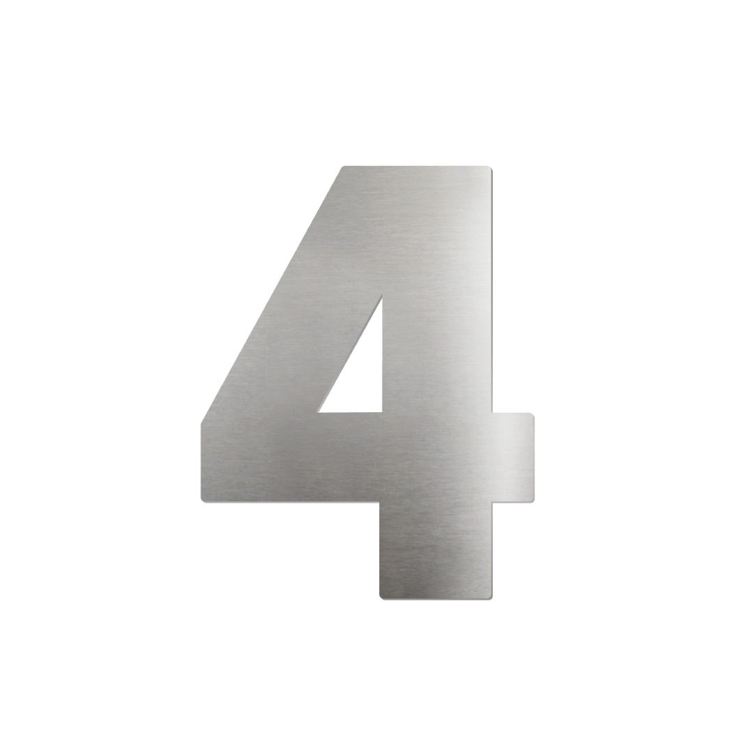 BIOTAG-4 Biotag Placa de Sinalização Numérica nº4 - Imagem 1