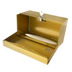 Mini Toalheiro Quadra Dourado - Imagem 5