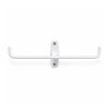 Papeleira Dupla Inox Branco - MOD.1 - Imagem 2