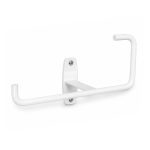 Papeleira Dupla Inox Branco - MOD.2